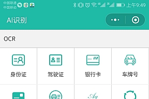 AI智能识别微信小程序源码带流量主功能